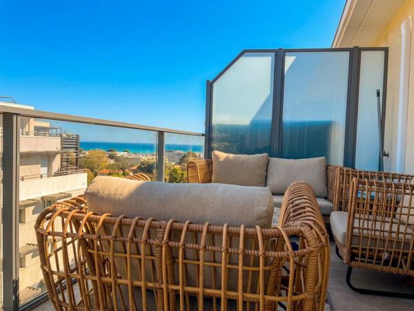 3 pièces  61 m² + Terrasse 21 m² Vue Mer Saint Laurent du Var