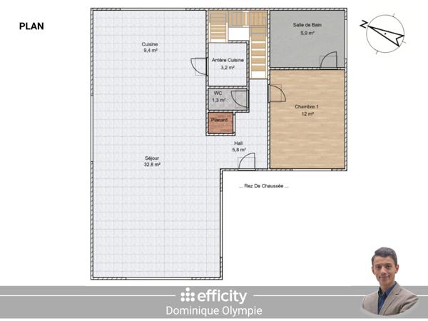 Maison 7 pièces - 126 m² Exclusivité efficity