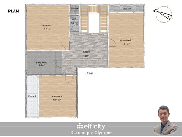 Maison 7 pièces - 126 m² Exclusivité efficity