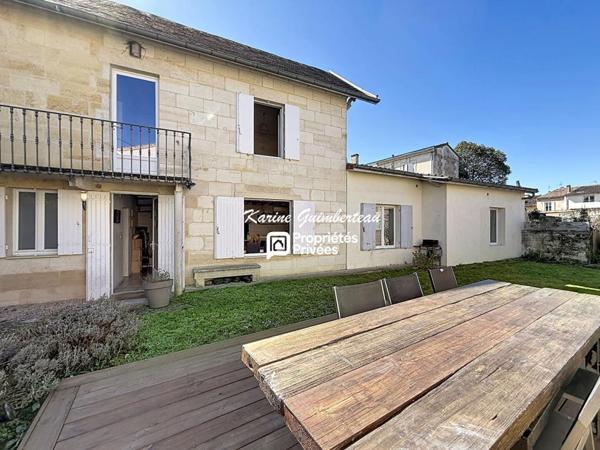 Libourne Maison en pierre avec jardin - 3 chambres 112 m2