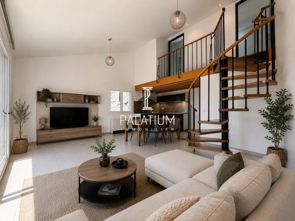 Appartement duplex en derner étage avec terrasse et vue dégagée
