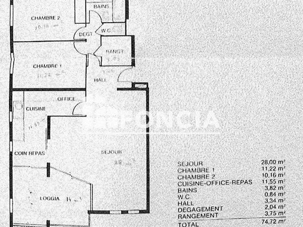 À vendre Appartement 3 pièces 74.5 m² - Aix-en-provence 13090