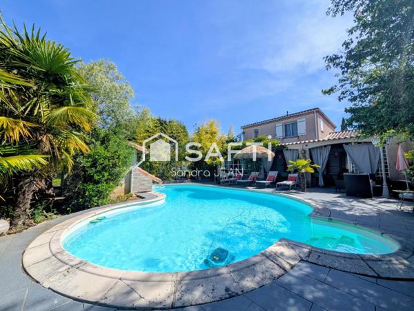 Havre de paix de 177  m² sans vis-à-vis avec piscine.