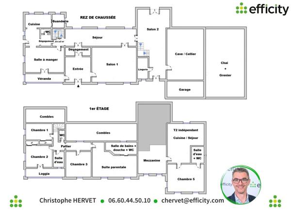 Maison 11 pièces - 383 m² Bien prestige