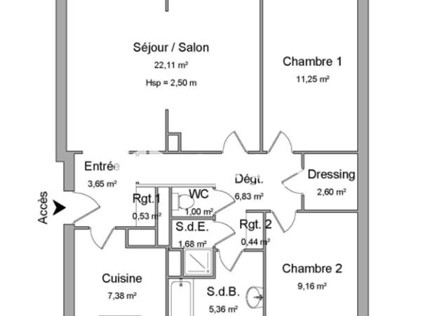 Location Appartement 3 pièces 80 m² - RESIDENCE LA MOUILLERE Orleans 45100