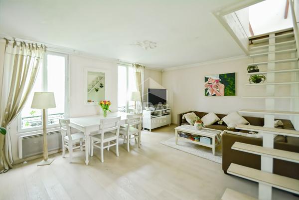 3 pièces DERNIER ETAGE - DUPLEX- LUMINEUX !