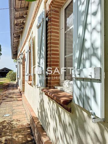 Maison gersoise rénovée vue Pyrénées  45min Toulouse