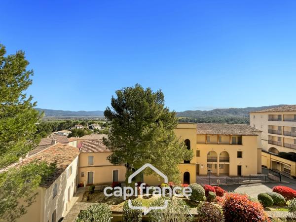Domaine de Pont royal, BEL APPARTEMENT de 57 m2 1er étage avec ascenseur , terrasse vue dégagée, piscine en résidence.