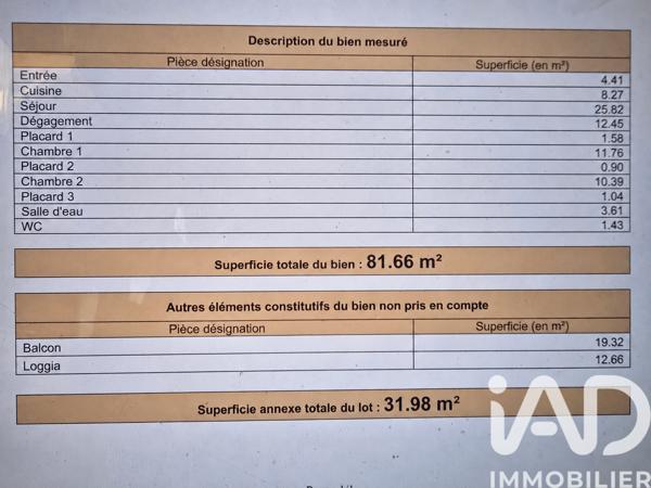 Appartement à vendre 4 pièces 81,66 m² Nîmes
