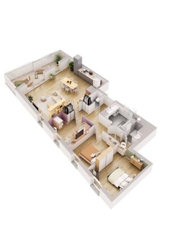 Appartement 4 pièces de 85 m² à Étiolles (91450)