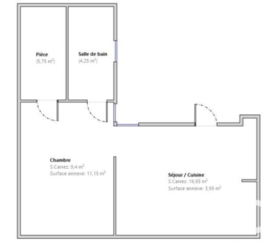 Appartement à vendre 2 pièces 54 m² Marseille 6