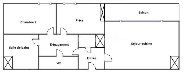 Appartement de 60,14 m²