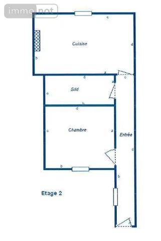 Location - Appartement Reims 51100 2 pièces 34 m 2