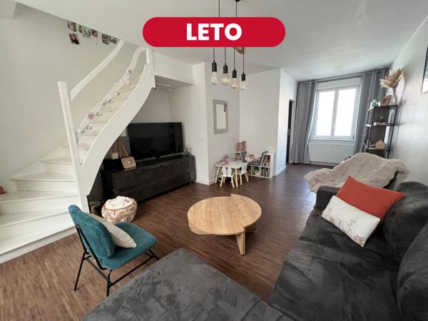 Leto - Maison 4 pièces de 82 m2 avec jardin - Lomme-Lambersart