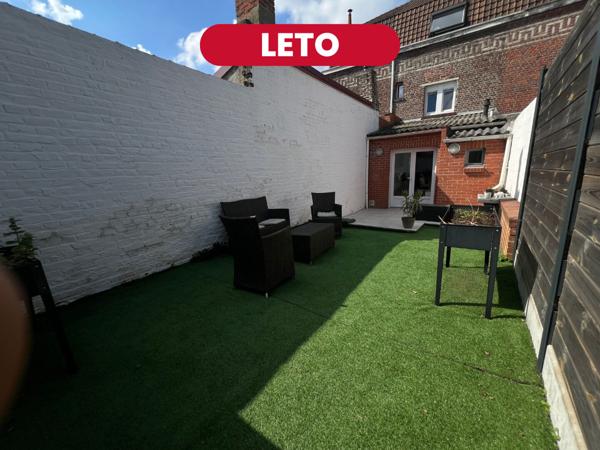 Leto - Maison 4 pièces de 82 m2 avec jardin - Lomme-Lambersart