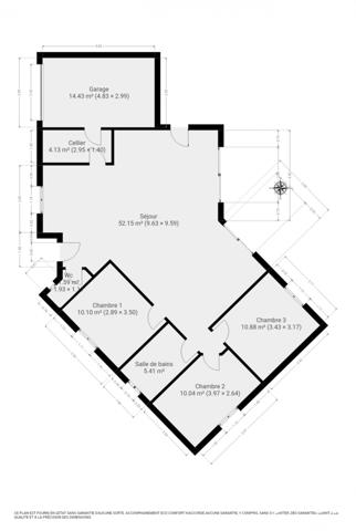 Maison à vendre 4 pièces 94 m² Tourdun