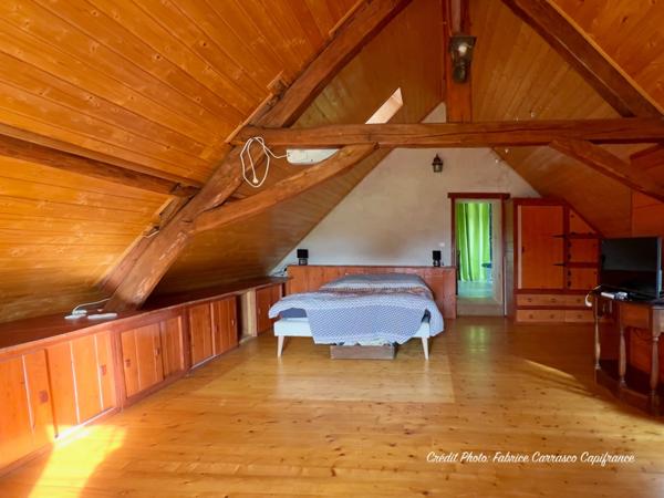 Dpt Allier (03) A vendre à Varennes sur Allier - Longère T6 garages, grande terrasse couverte, terrain clos et arboré de 4000m2