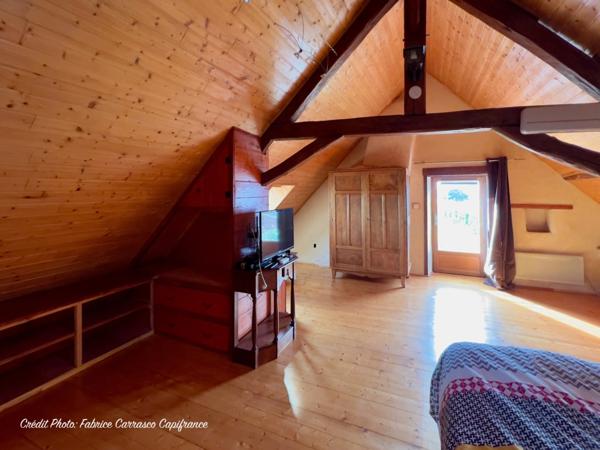 Dpt Allier (03) A vendre à Varennes sur Allier - Longère T6 garages, grande terrasse couverte, terrain clos et arboré de 4000m2