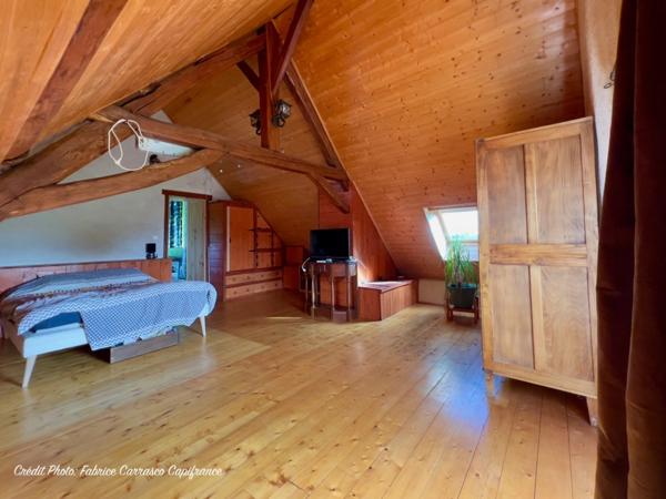 Dpt Allier (03) A vendre à Varennes sur Allier - Longère T6 garages, grande terrasse couverte, terrain clos et arboré de 4000m2