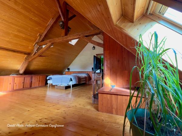 Dpt Allier (03) A vendre à Varennes sur Allier - Longère T6 garages, grande terrasse couverte, terrain clos et arboré de 4000m2