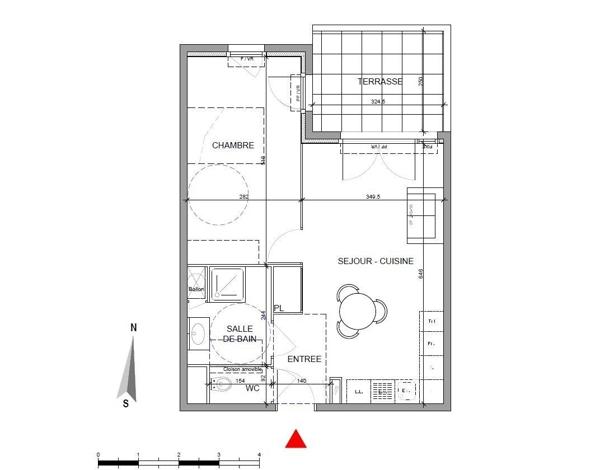 Appartement 2 pièces de 51 m² à Cagnes-sur-Mer (06800)