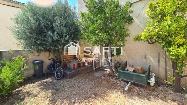 LUNEL-VIEL Maison de village 110m2, cour, garage