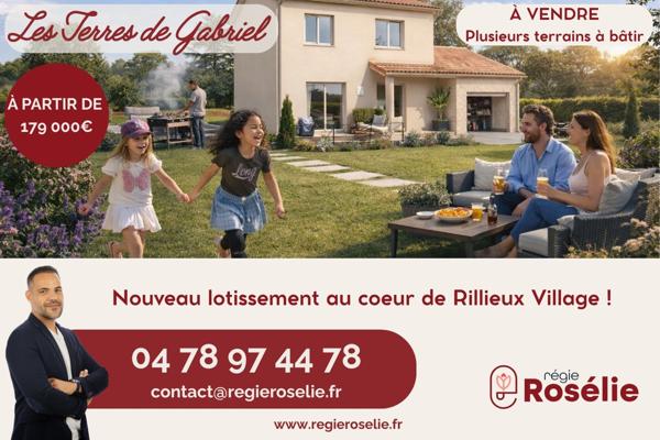 Rillieux-la-Pape (69140) RILLIEUX VILLAGE - Terrain à bâtir
