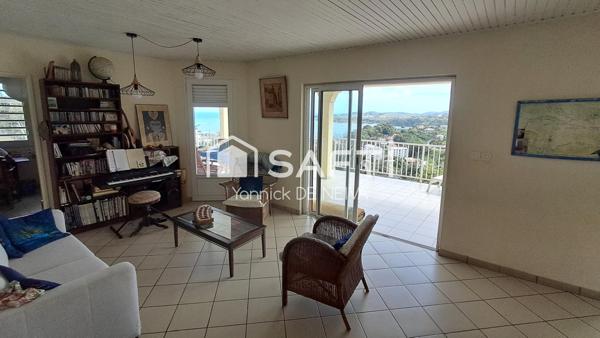 Maison très lumineuse avec vue mer exceptionnelle