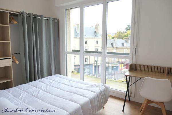 Appartement en colocation sur Le Mans - entièrement rénové - 4 chambres