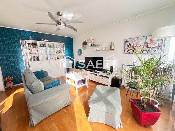 Talence - Bel Appartement en duplex  avec terrasse sans vis à vis comprenant 4 chambres; vendu avec parking en sou sol et cellier