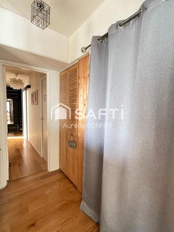 Talence - Bel Appartement en duplex  avec terrasse sans vis à vis comprenant 4 chambres; vendu avec parking en sou sol et cellier