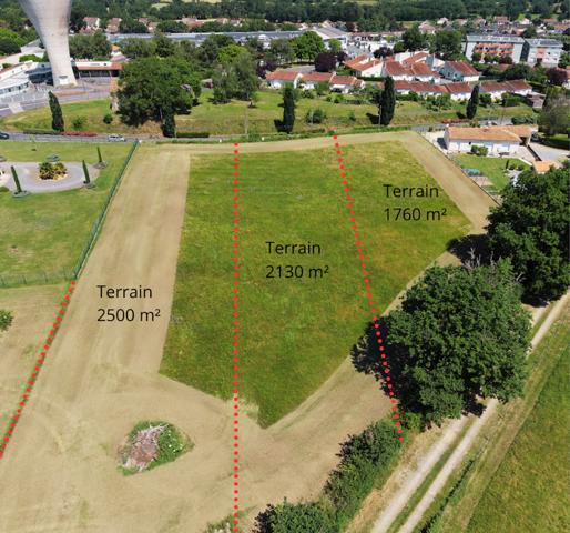 Terrain Montmorillon 2130 m2