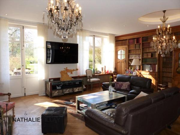 SAINT PRYVE SAINT MESMIN a vendre , propriete maison de maitre, bord du Loiret , 287 m² habitables, parc de 1ha.