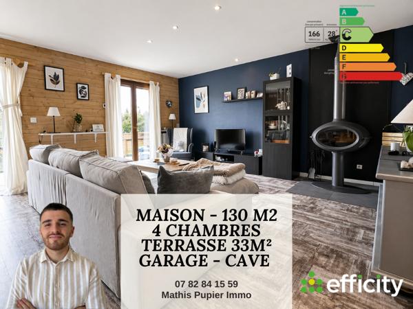Maison 5 pièces - 130 m² Exclusivité
