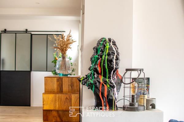 Maison familiale contemporaine avec studio indépendant