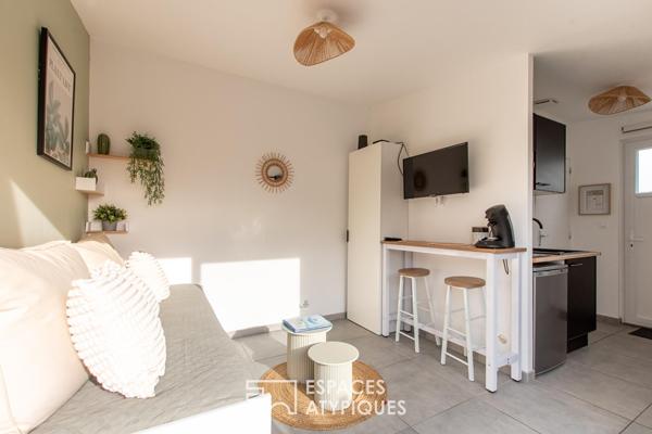 Maison familiale contemporaine avec studio indépendant
