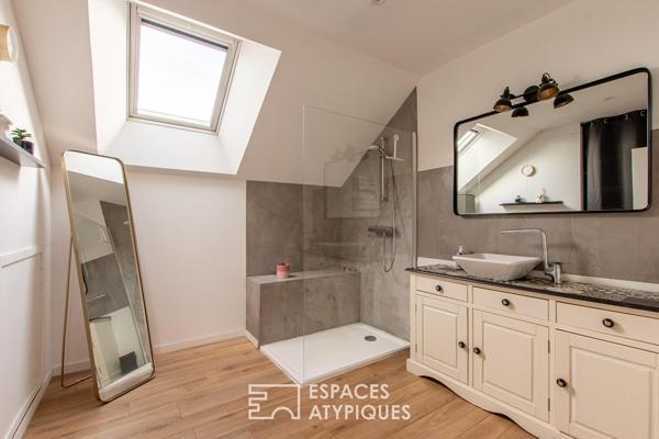 Maison familiale contemporaine avec studio indépendant