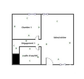 Appartement à vendre 2 pièces 31,53 m² Marseille 9