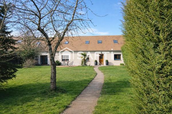 LONGÈRE DE CHARME 1840 – 204 m² – DPE C – TERRAIN 1 125 m² – COUDRES (27220)