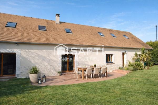 LONGÈRE DE CHARME 1840 – 204 m² – DPE C – TERRAIN 1 125 m² – COUDRES (27220)