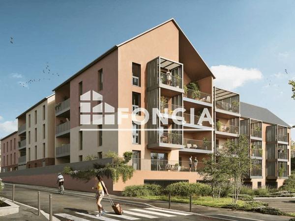 À vendre Appartement 3 pièces 55 m² - L'hermitage 35590