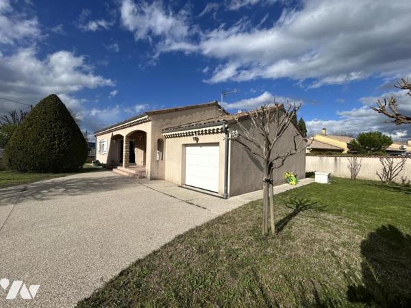 Montélimar, maison de plain pied de 95m2 environ , parcelle 786m2.