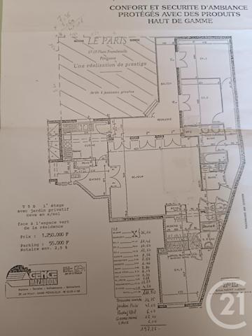 Appartement F5 à vendre  5 pièces - 112,01 m2 PERIGUEUX - 24