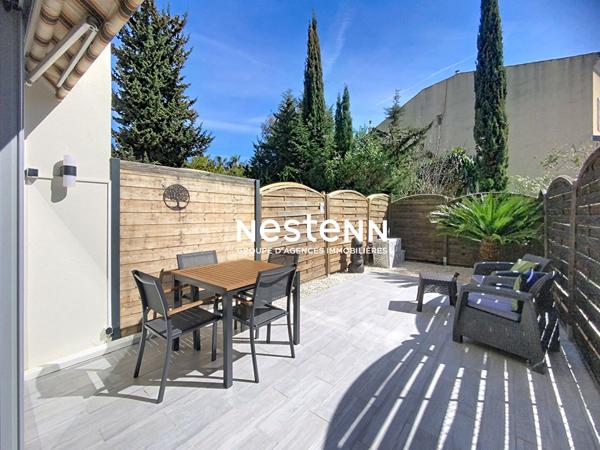 GOLFE JUAN - 2P - 34M2- MER - TERRASSE 40M2 - PARKING - CAVE - PISCINE