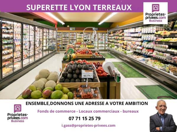 69001 LYON, TERREAUX - ALIMENTATION GENERALE, SUPERETTE 400 m²