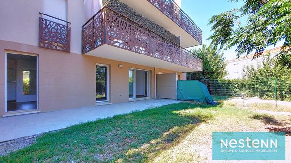 Appartement rez-de-jardin, ISTRES, T3 58m² + 79m² de terrasse et jardin, double garage et stationnement privatif