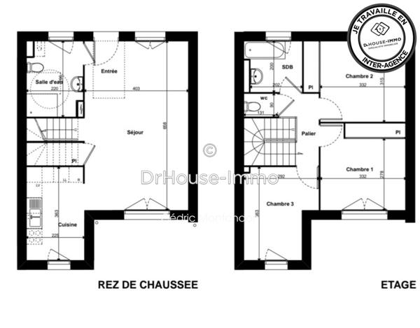 Maison à vendre 4 pièces de 83 m²