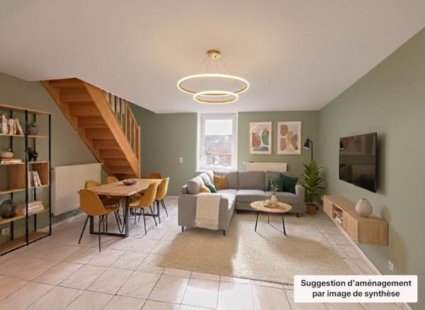 Duplex proche de la gare d'Hettange-Grande avec garage et cave