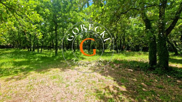 Saint-Siffret (30700) A vendre à Saint-siffret, beau terrain à bâtir viabilisé au coeur d'une chênaie.