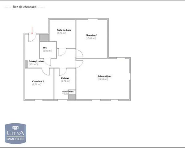 Appartement à louer 2 pièces 47.5m² Friville-Escarbotin (80130)